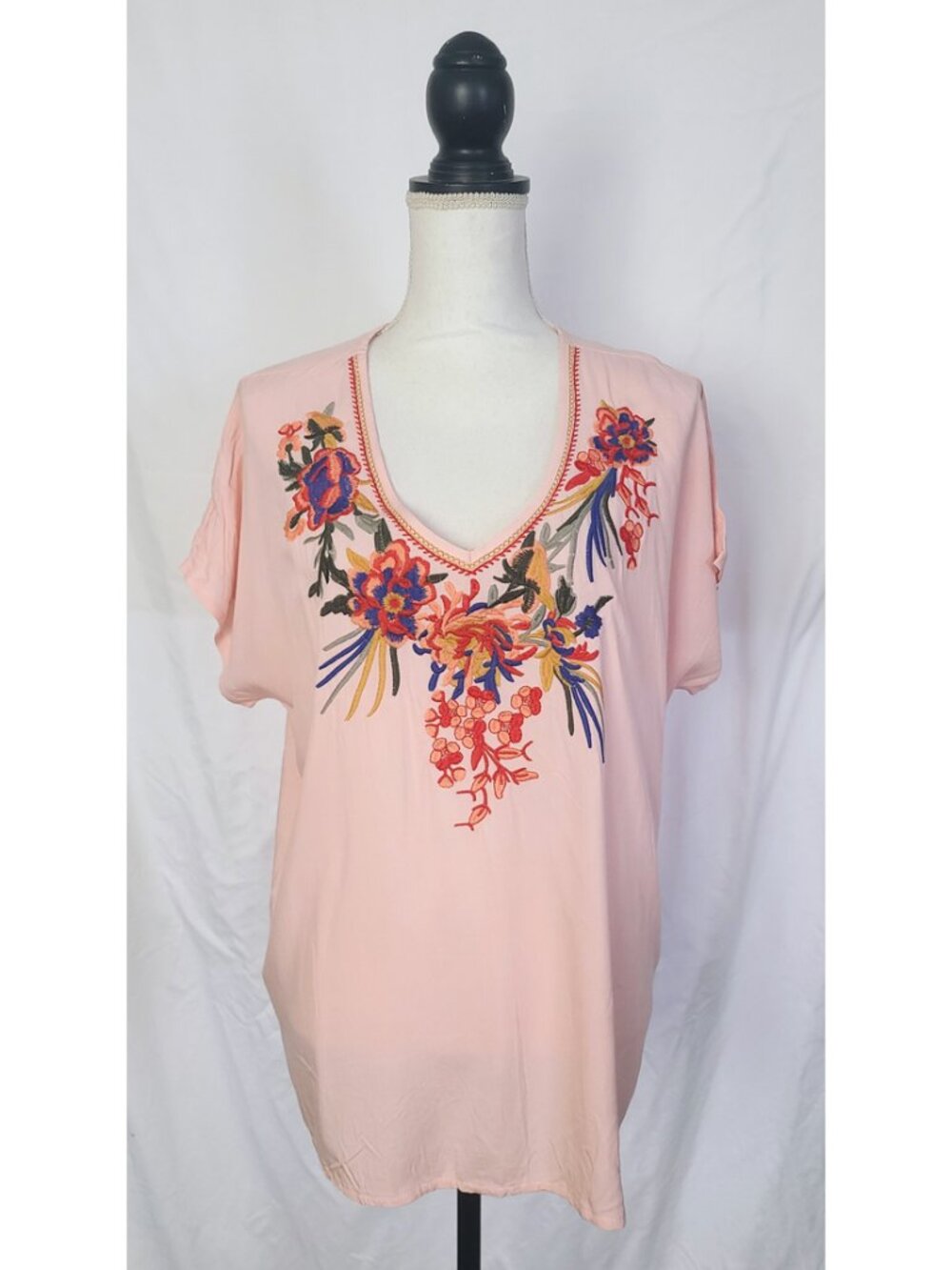 Solitaire Women's Pink Blouse XL